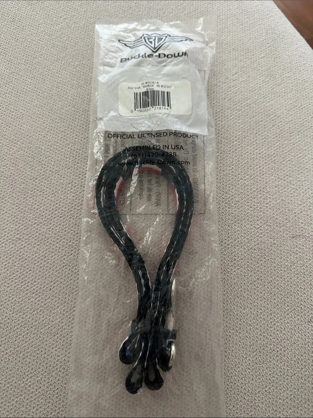 BUCKLE DOWN CHILE 🇨🇱 1/2” 4’ DOG LEASH NEW